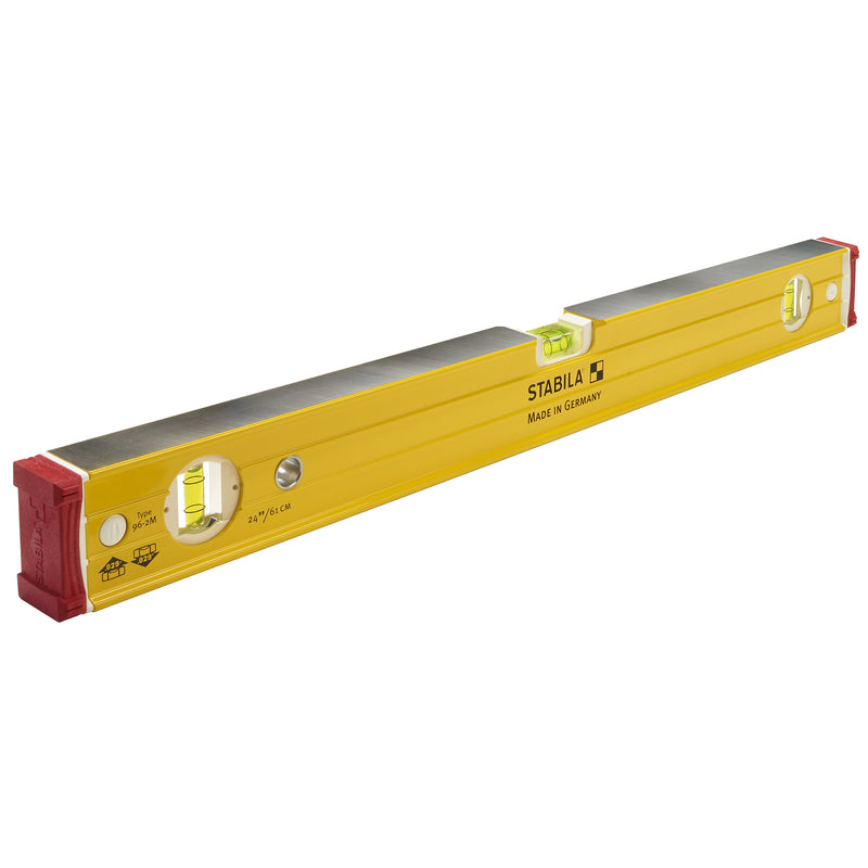 STABILA - Stabila 24 in. Aluminum Magnetic Type 96 M Level 3 vial