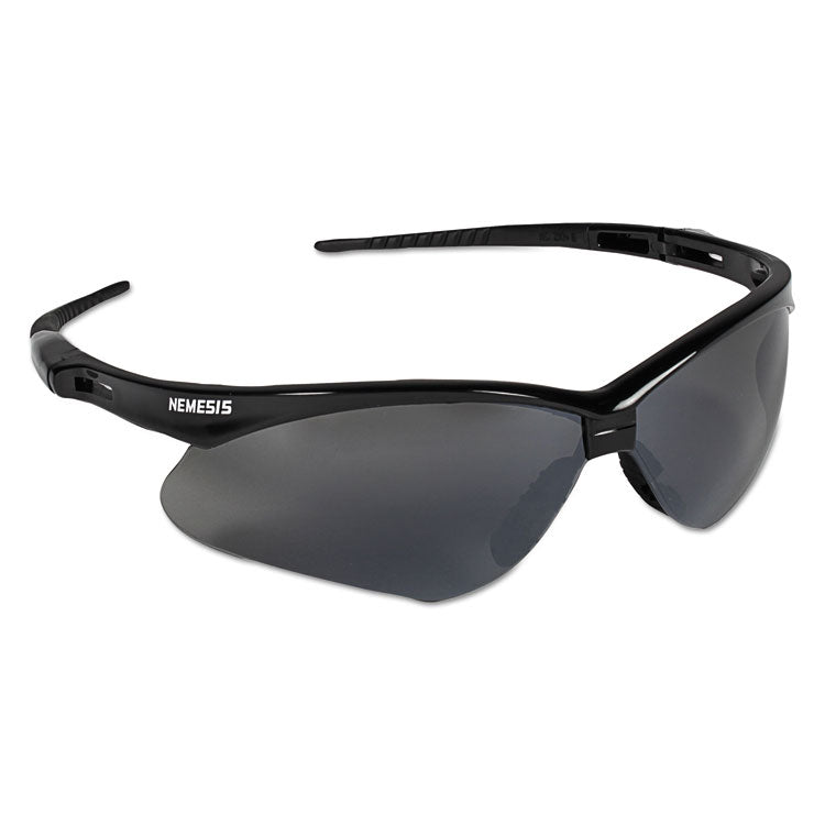 KleenGuard - V30 Nemesis Safety Glasses, Black Frame, Smoke Lens