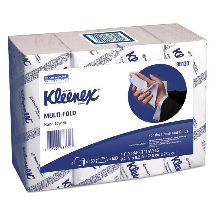 Kleenex - Multi-Fold Paper Towels, 4 Pack Bundles, 9.2 x 9.4, White, 150/Pack, 16/Carton