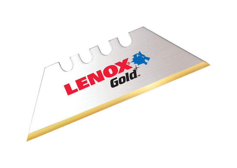 LENOX - Lenox Gold High Speed Steel 4 Notch Utility Blade 2.5 in. L 5 pk