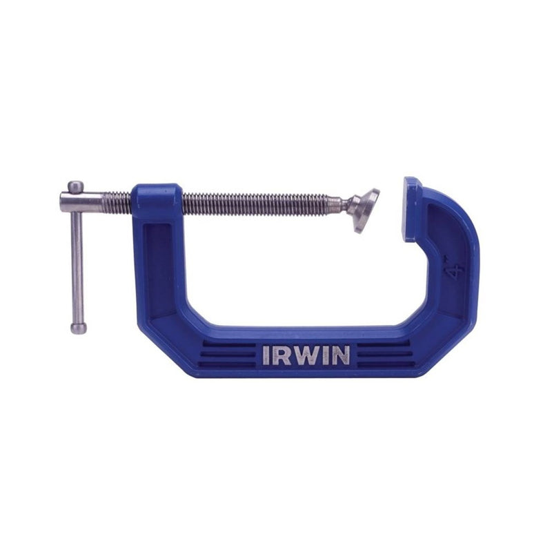 IRWIN - Irwin Quick-Grip 1-1/2 in. X 1-1/2 in. D Adjustable C-Clamp 900 lb 1 pc