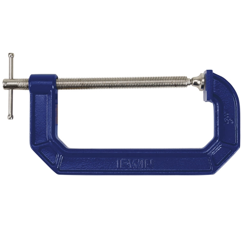 IRWIN - Irwin Quick-Grip 8 in. X 4 in. D Adjustable C-Clamp 900 lb 1 pc