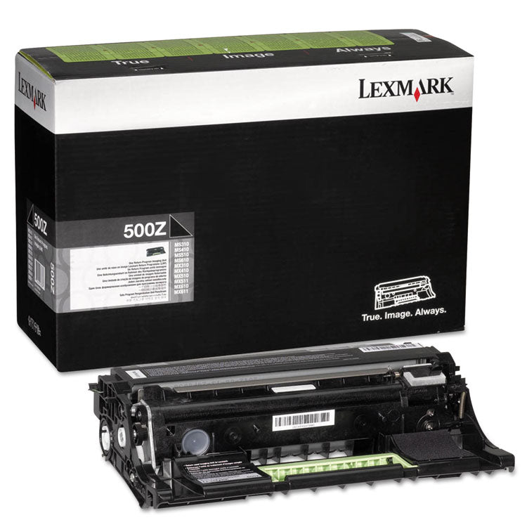 Lexmark - 50F0Z00 Return Program Drum Unit, 60,000 Page-Yield, Black