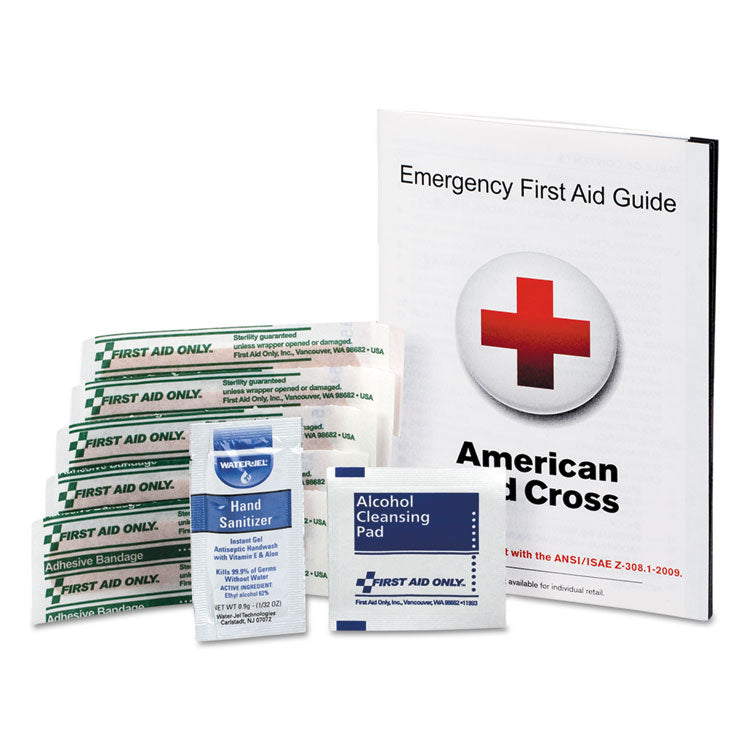 First Aid Only - First Aid Guide w/Supplies, 9 Pieces