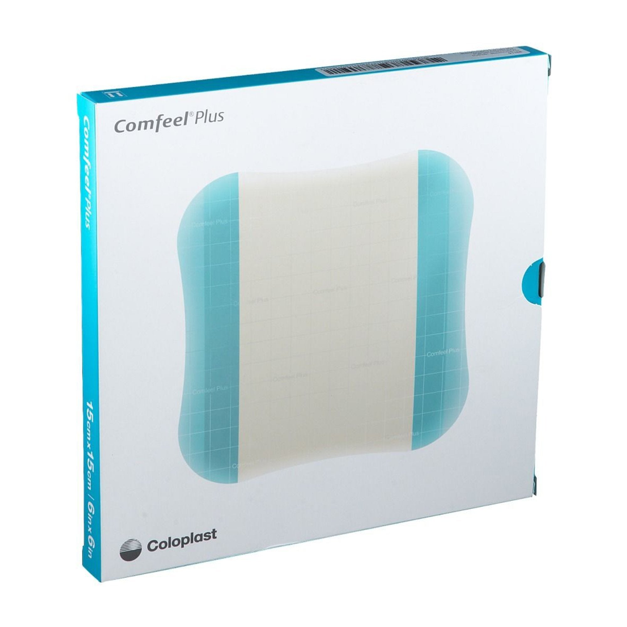 Coloplast - Hydrocolloid Dressing Comfeel® Plus Film Backing 4 X 4 Inch Square Hydrocolloid / Sodium Carboxymethylcellulose (CMC) / Film [10/BX]