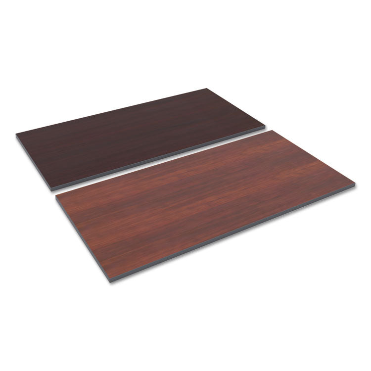 Alera - Reversible Laminate Table Top, Rectangular, 59.38w x 29.5,Medium Cherry/Mahogany