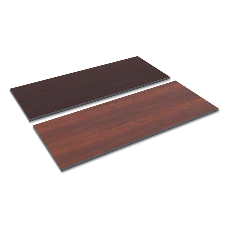 Alera - Reversible Laminate Table Top, Rectangular, 59.5w x 23.63,Medium Cherry/Mahogany