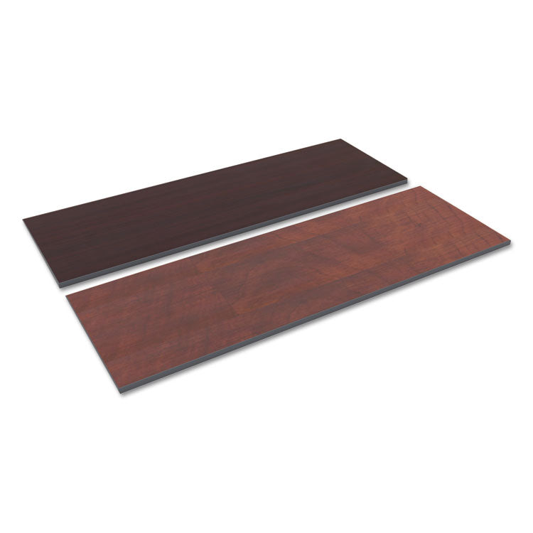 Alera - Reversible Laminate Table Top, Rectangular, 71.5w x 23.63,Medium Cherry/Mahogany