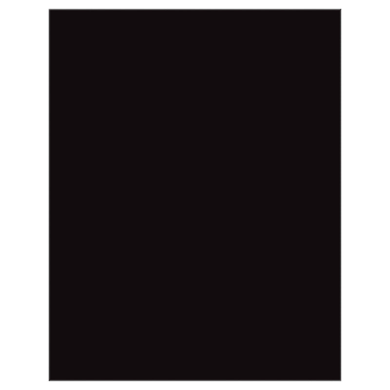 UCREATE - Premium Coated Poster Board, Black, 22" x 28", 25 Sheets
