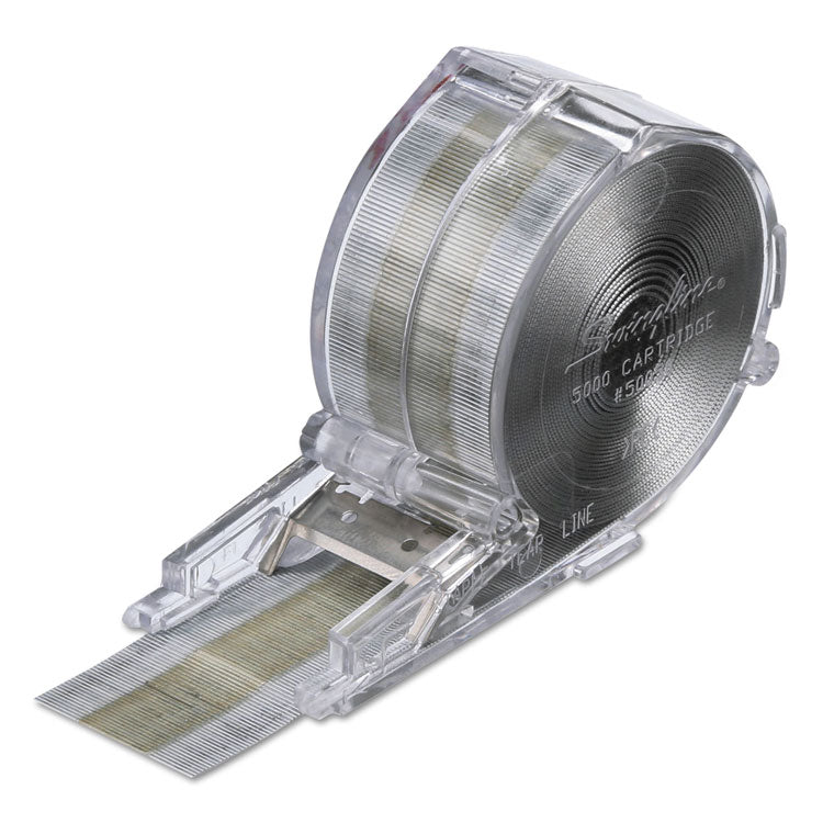 Swingline - Cartridge Staples, 0.25" Leg, 0.5" Crown, Steel, 5,000/Box