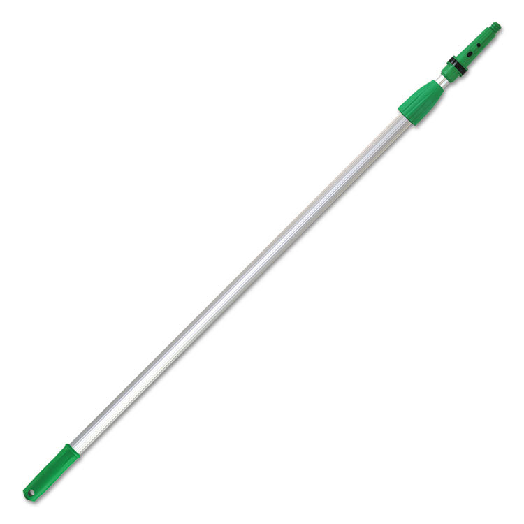 Unger - Opti-Loc Extension Pole, 4 ft, Two Sections, Green/Silver