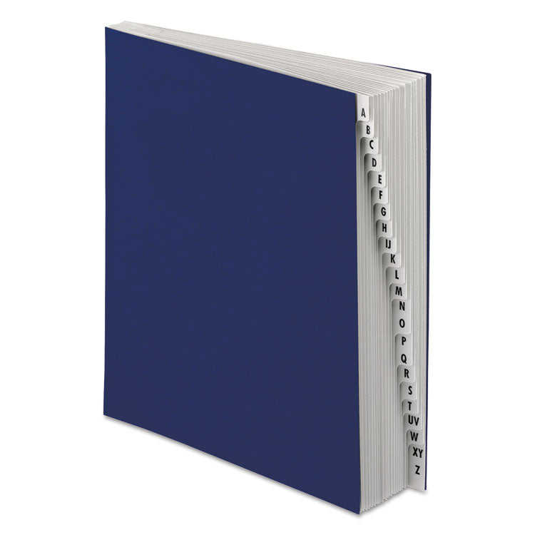 Pendaflex - Expanding Desk File, 20 Dividers, Alpha Index, Letter Size, Dark Blue Cover