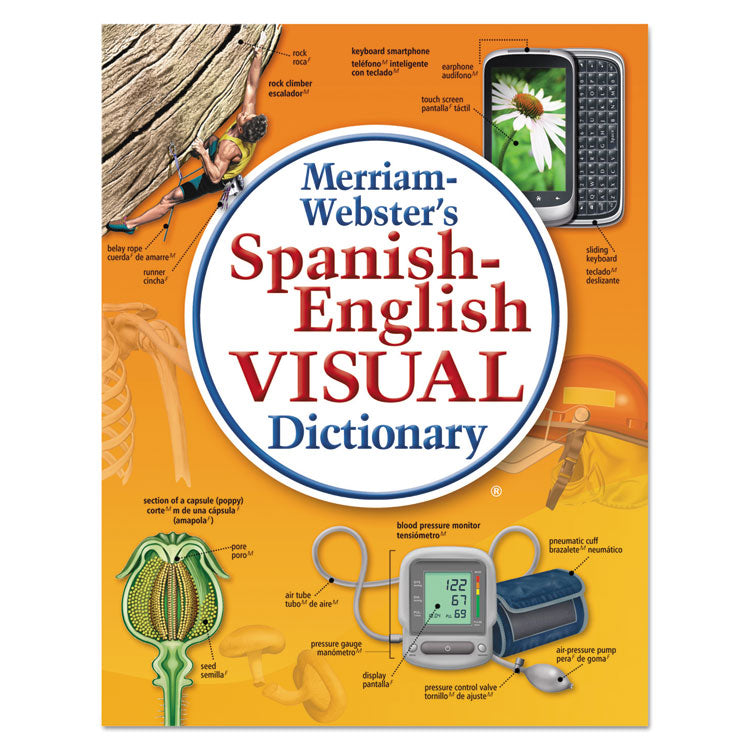 Merriam Webster - Spanish-English Visual Dictionary, Paperback, 1152 Pages