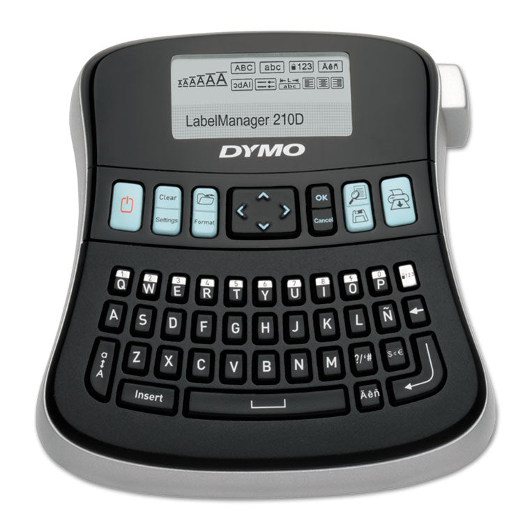 DYMO - LabelManager 210D Label Maker, 2 Lines, 6.1 x 6.5 x 2.5 (9442344)