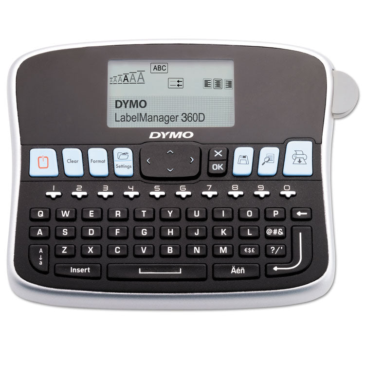 DYMO - LabelManager 360D Label Maker, 2 Lines, 2.8 x 7.76 x 5.9