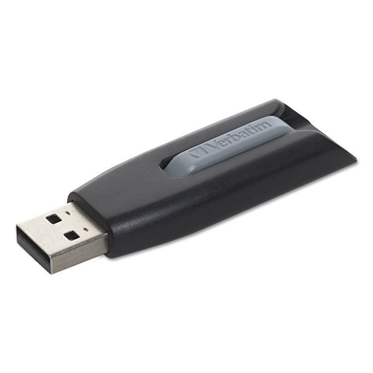 Verbatim - Store 'n' Go V3 USB 3.0 Drive, 256 GB, Black/Gray