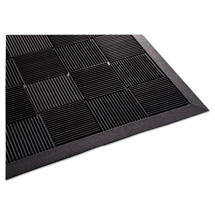 Guardian - Parquet Wiper Scraper Mat, 36 x 60, Black
