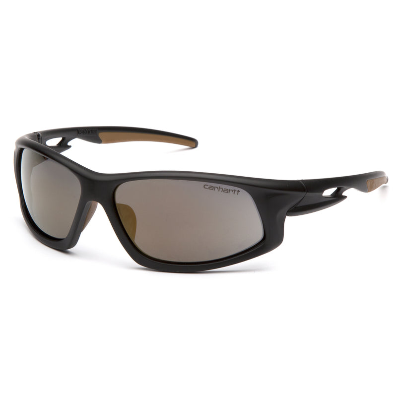 CARHARTT - Carhartt Ironside Anti-Fog Safety Glasses Antique Mirror Lens Black/Tan Frame 1 pc