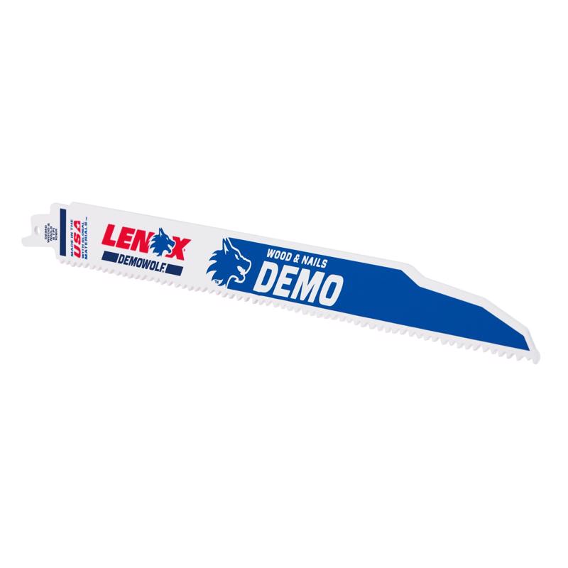 LENOX - LENOX DEMOWOLF 12 in. Bi-Metal Reciprocating Saw Blade 6 TPI 25 pk