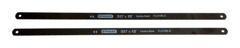 STANLEY - Stanley 12 in. High Carbon Steel Hacksaw Blade 32 TPI 2 pk