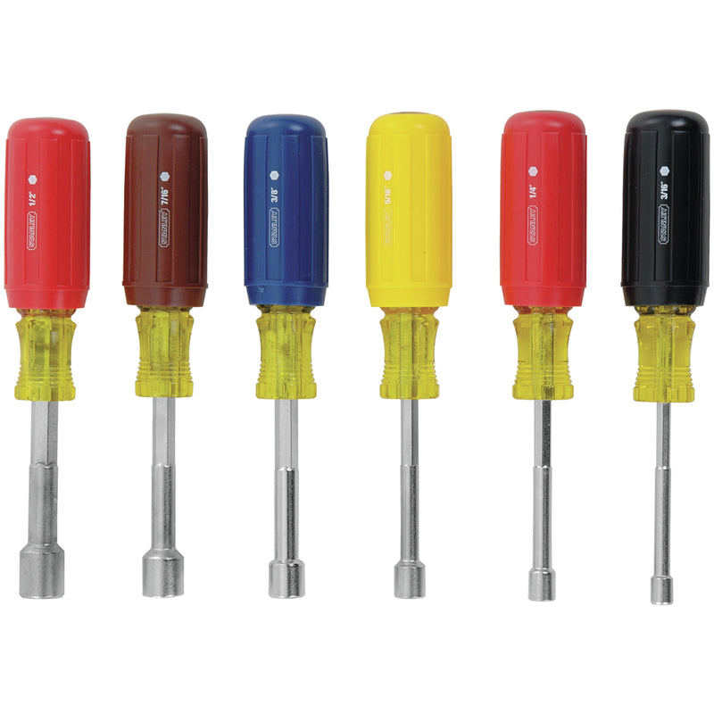 STANLEY - Stanley Assorted SAE Nut Driver Set 8 in. L 6 pc