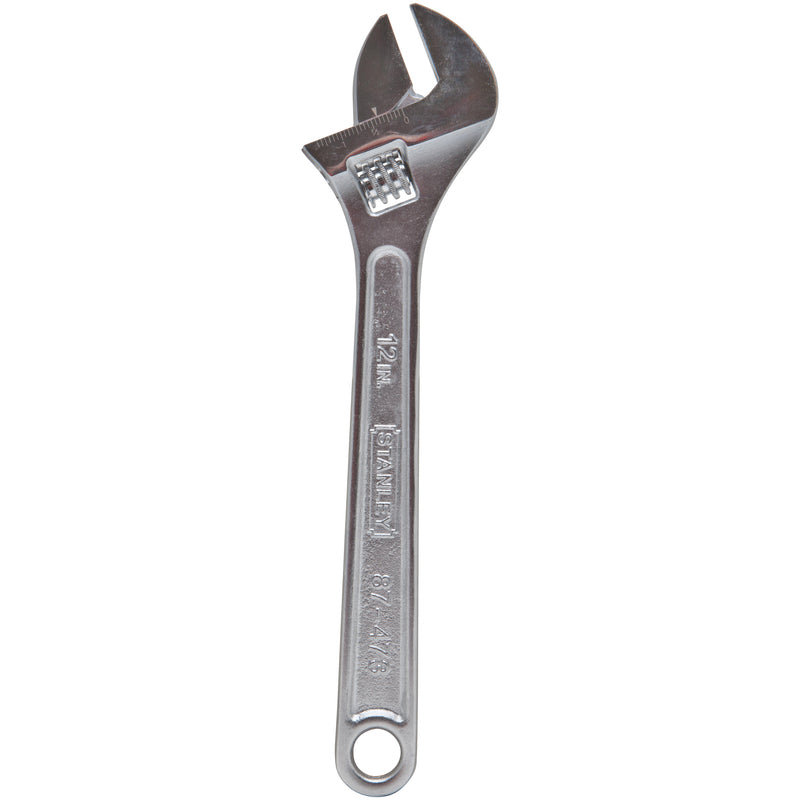 STANLEY - Stanley Metric and SAE Adjustable Wrench 12 in. L 1 pc