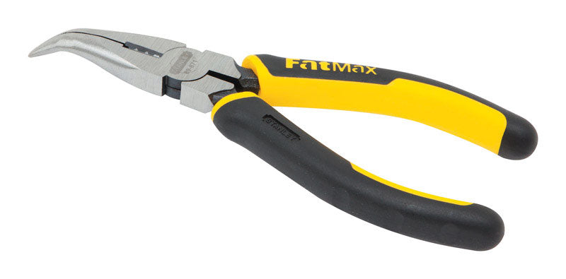 STANLEY - Stanley FatMax 6-3/8 in. Carbon Steel Bent Long Nose Pliers/Cutter