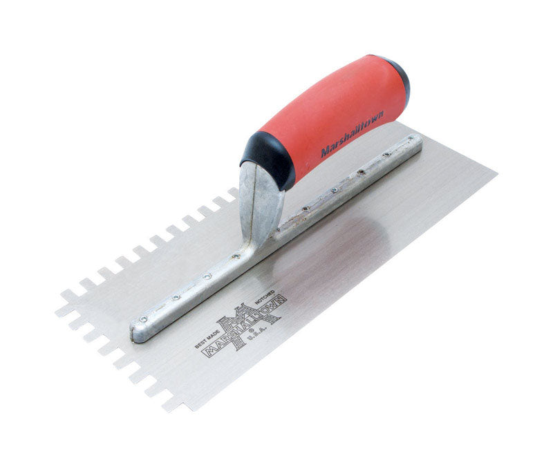 MARSHALLTOWN - Marshalltown 4-1/2 in. W X 11 in. L Steel Notched Trowel [15806]