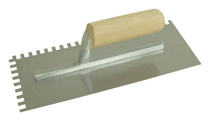 MARSHALLTOWN - Marshalltown 4-1/2 in. W X 11 in. L Steel Notched Trowel [16173]