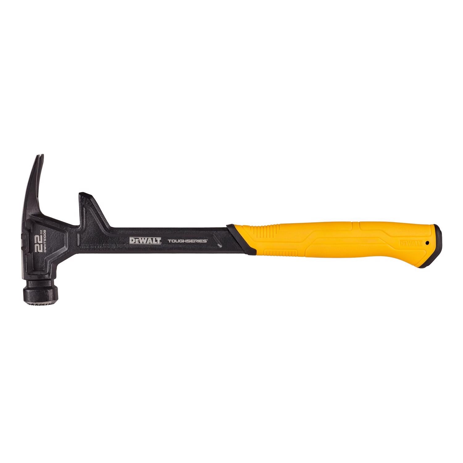 DeWalt ToughSeries 22 oz Milled Face Demo Hammer 8.25 in. Steel Handle - Case of 2