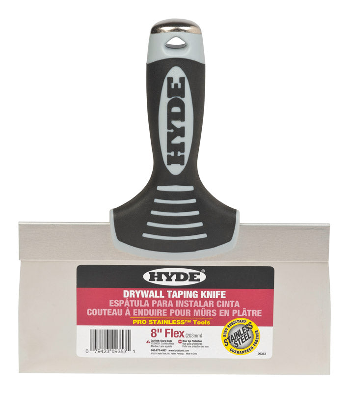 HYDE - Hyde Stainless Steel Taping Knife 8 in. W X 9.6 in. L - Case of 5