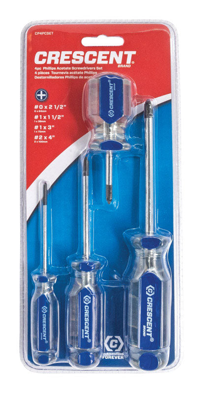 CRESCENT - Crescent Phillips Screwdriver Set 4 pc