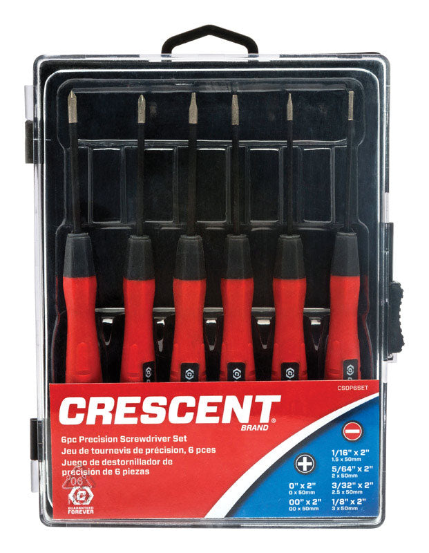 CRESCENT - Crescent 2 in. L Phillips/Slotted Mini Precision Screwdriver Set 6 pc