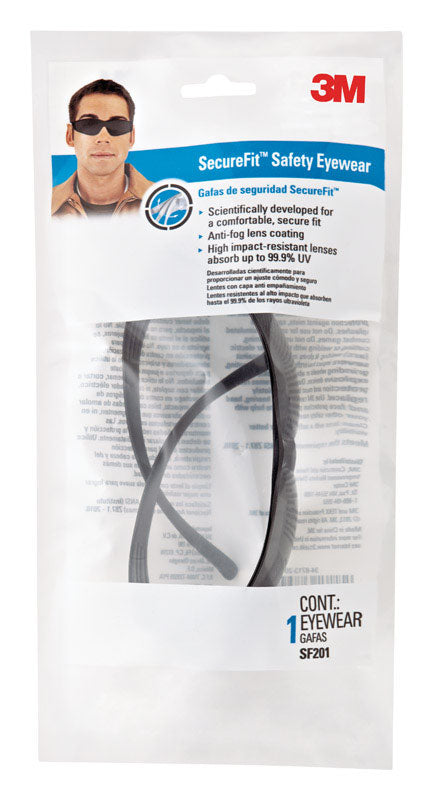 SECUREFIT - 3M SecureFit Anti-Fog Safety Glasses Tinted Lens Black Frame 1 pc