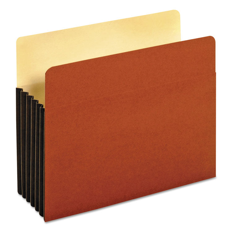 Pendaflex - File Pocket with Tyvek, 5.25" Expansion, Letter Size, Redrope, 10/Box