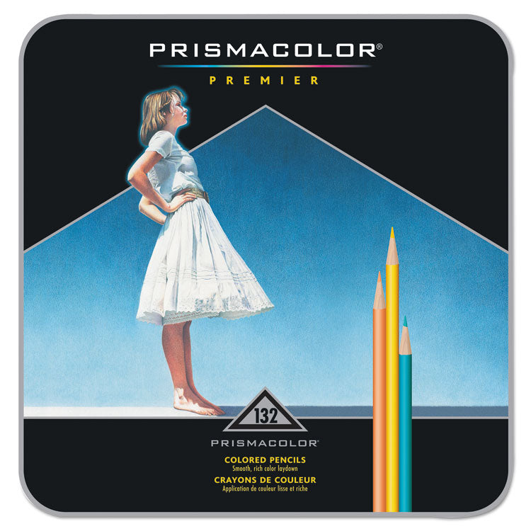 Prismacolor - Premier Colored Pencil, 0.7 mm, 2B (#1), Assorted Lead/Barrel Colors, 132/Pack