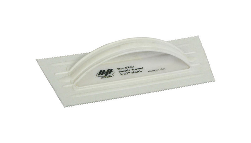 MARSHALLTOWN - Marshalltown QLT 4-1/4 in. W X 9-1/2 in. L Plastic V Notched Trowel [6260]