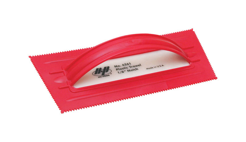 MARSHALLTOWN - Marshalltown QLT 4-1/4 in. W X 9-1/2 in. L Plastic V Notched Trowel [6261]