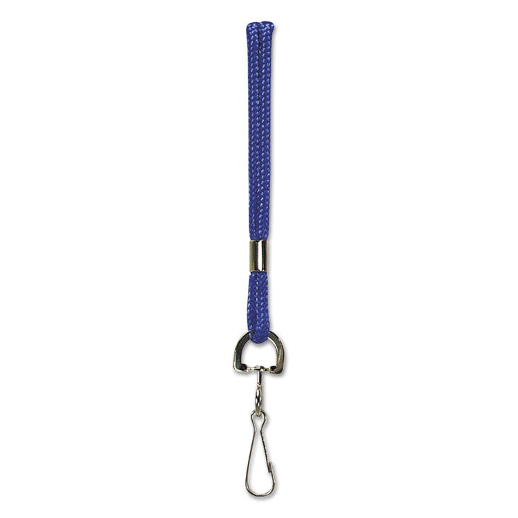 SICURIX - Rope Lanyard, Metal Hook Fastener, 36" Long, Nylon, Blue