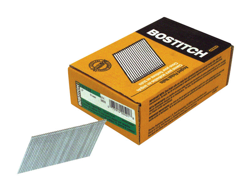 STANLEY BOSTITCH - Bostitch 2 in. 15 Ga. Angled Strip Coated Finish Nails 25 deg 3655 pk