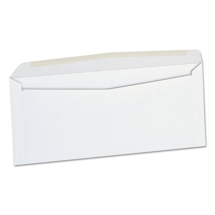 Universal - Open-Side Business Envelope, #10, Commercial Flap, Side Seam, Gummed Closure, 4.13 x 9.5, White, 500/Box