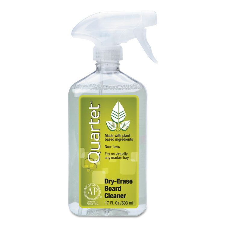 Quartet - Whiteboard Spray Cleaner for Dry Erase Boards, 17 oz Spray Bottle