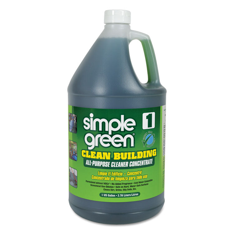 Simple Green - Clean Building All-Purpose Cleaner Concentrate, 1 gal Bottle