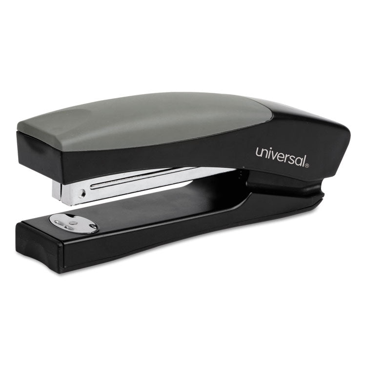 Universal - Stand-Up Full Strip Stapler, 20-Sheet Capacity, Black/Gray