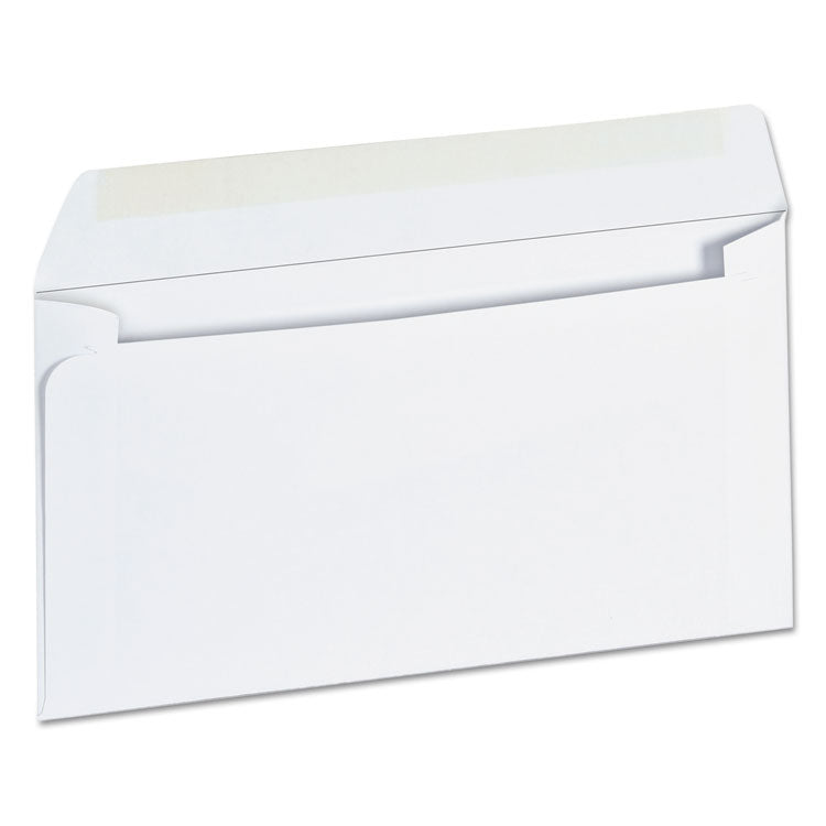 Universal - Open-Side Business Envelope, #6 3/4, Square Flap, Gummed Closure, 3.63 x 6.5, White, 500/Box