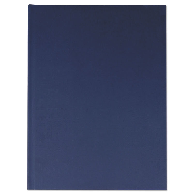 Universal - Casebound Hardcover Notebook, 1-Subject, Wide/Legal Rule, Dark Blue Cover, (150) 10.25 x 7.63 Sheets