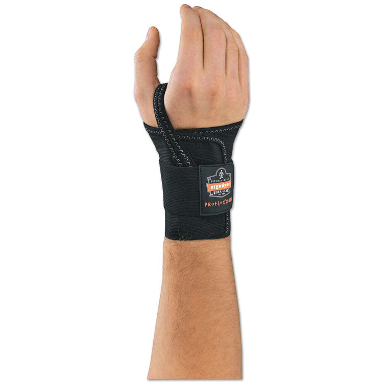 ergodyne - ProFlex 4000 Wrist Support, Medium (6-7"), Fits Right-Hand, Black