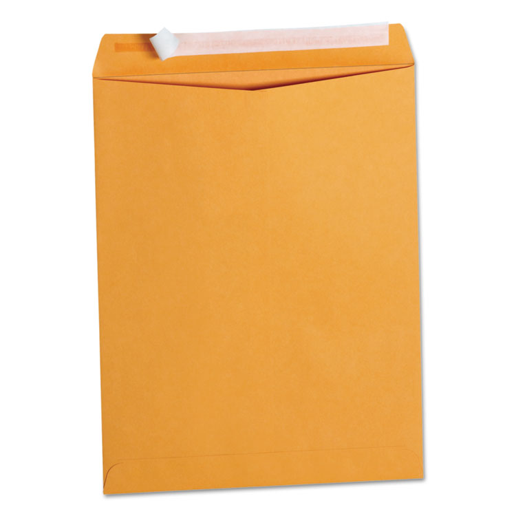 Universal - Peel Seal Strip Catalog Envelope, #13 1/2, Square Flap, Self-Adhesive Closure, 10 x 13, Natural Kraft, 100/Box