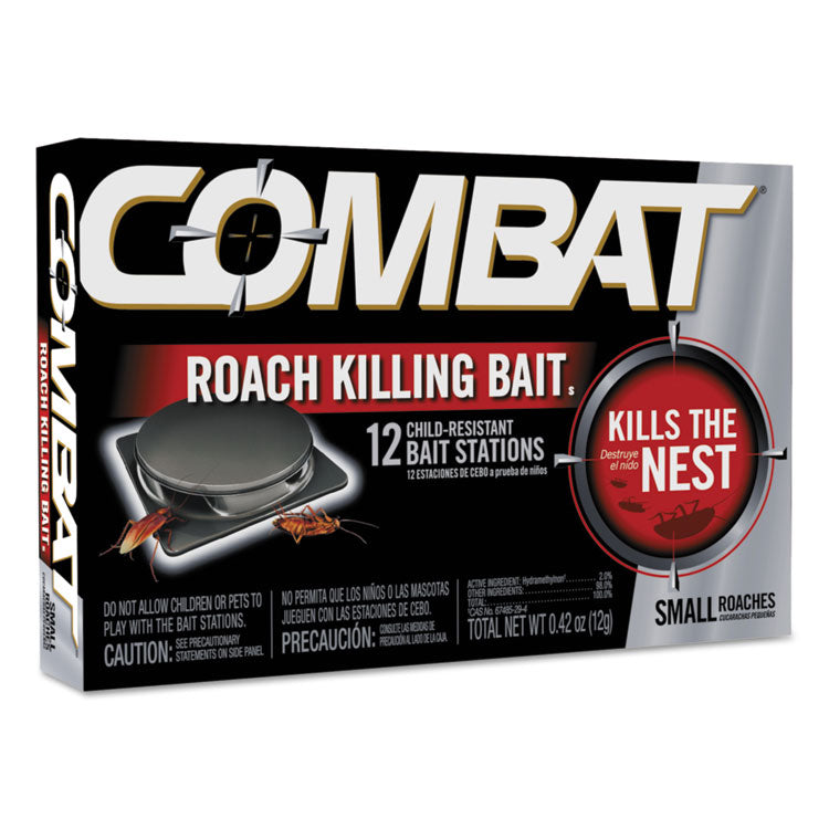 Combat - Small Roach Bait, 12/Pack, 12 Packs/Carton (8838070)