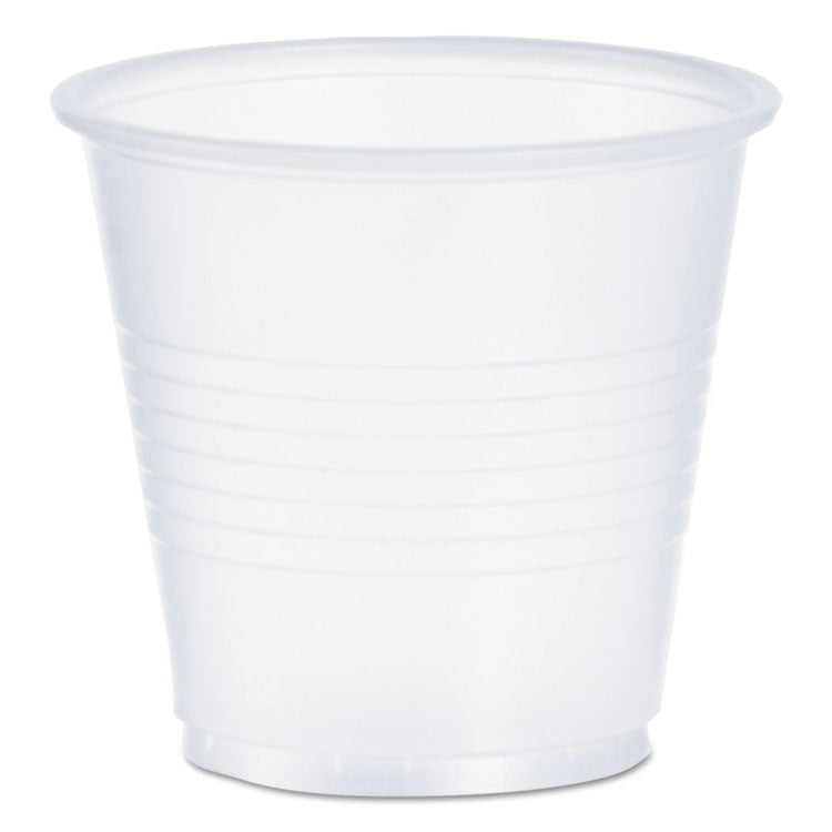 Dart - High-Impact Polystyrene Cold Cups, 3.5 oz, Translucent, 100/Pack